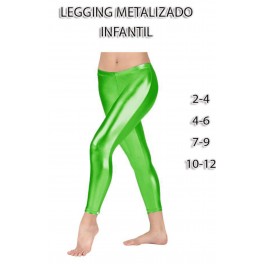 LEGGINGS METALIZADO VERDE