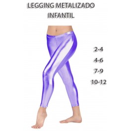 LEGGINGS METALIZADO LILA