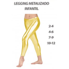 LEGGINGS METALIZADO ORO