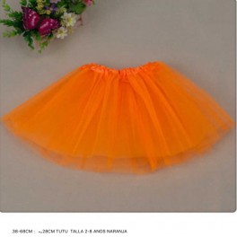 TUTU 38-68 CM NARANJA