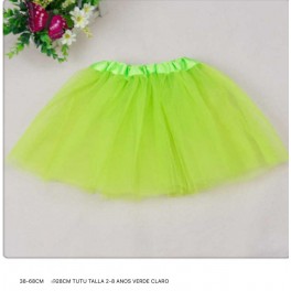 TUTU 38-68 CM VERDE CLARO