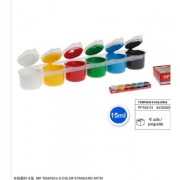 TEMPERA 6COLORES STANDARD ARTIX