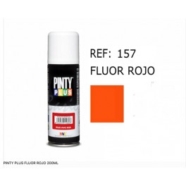 PINTURA FLUOR ROJO